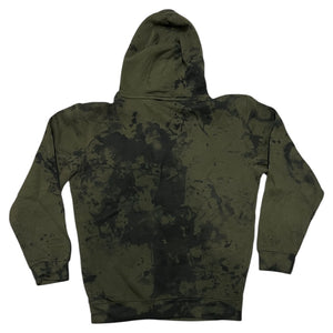 Army Green Tie Dye Hoodie