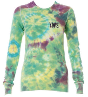 Open image in slideshow, Aquamarine Tie Dye Thermal
