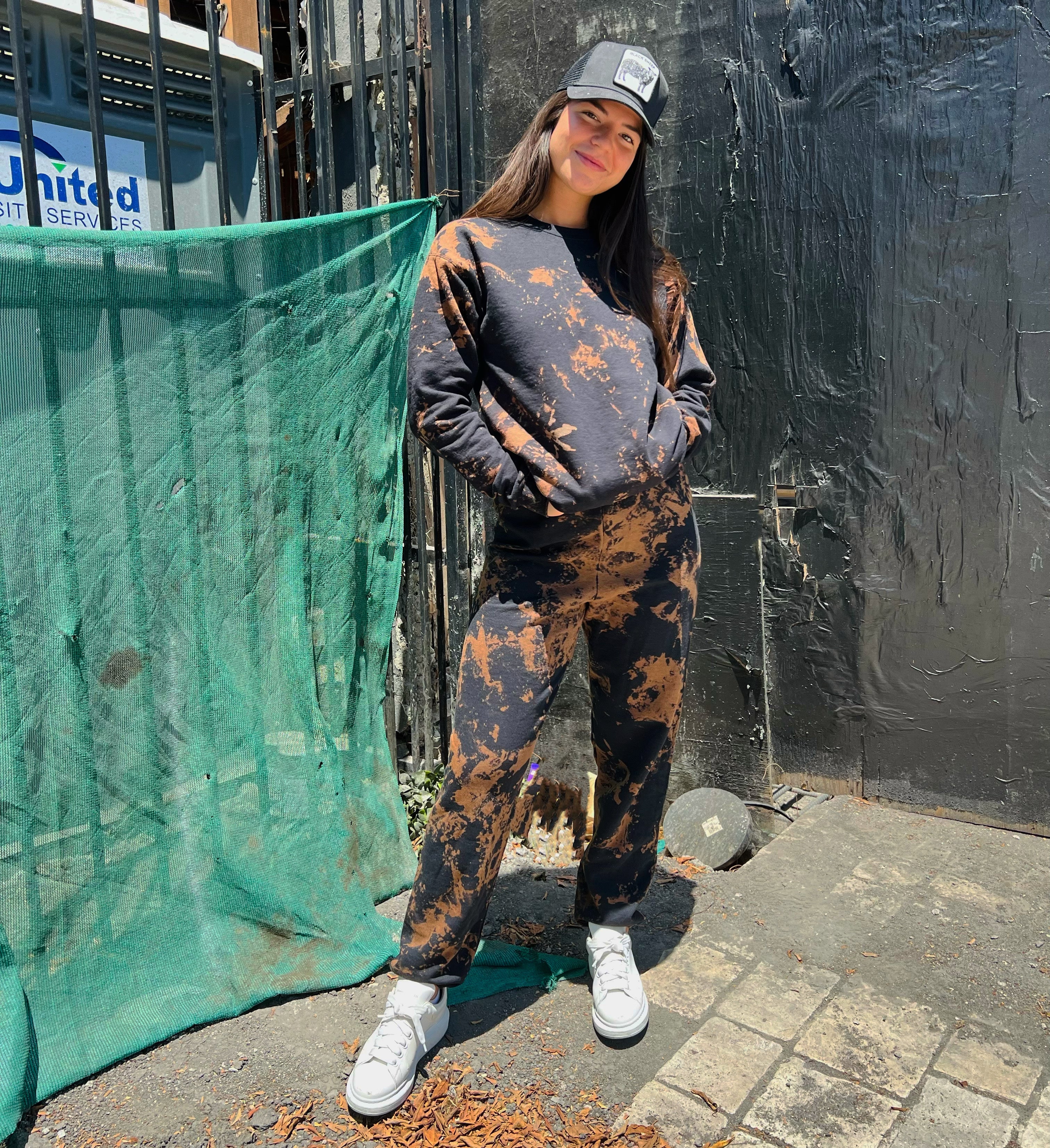 Bleach Tie Dye Dye Black Pants Dye Patterns Diy Tie Dye Sweatpants