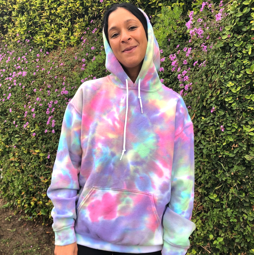 Cotton Candy Tie Dye Giant Hoodie - Giant Hoodies