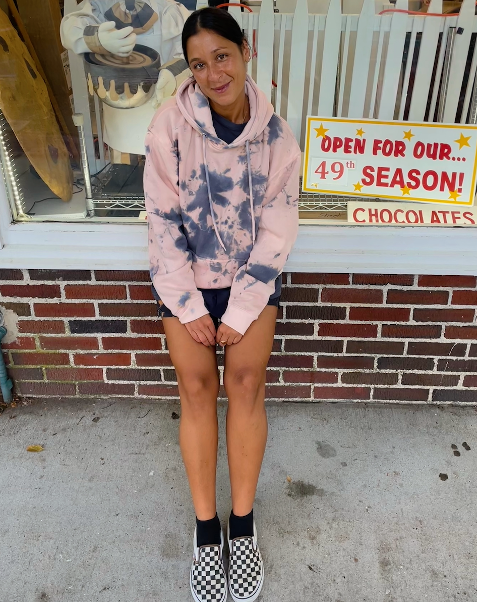 Smokey Pink Tie Dye Hoodie