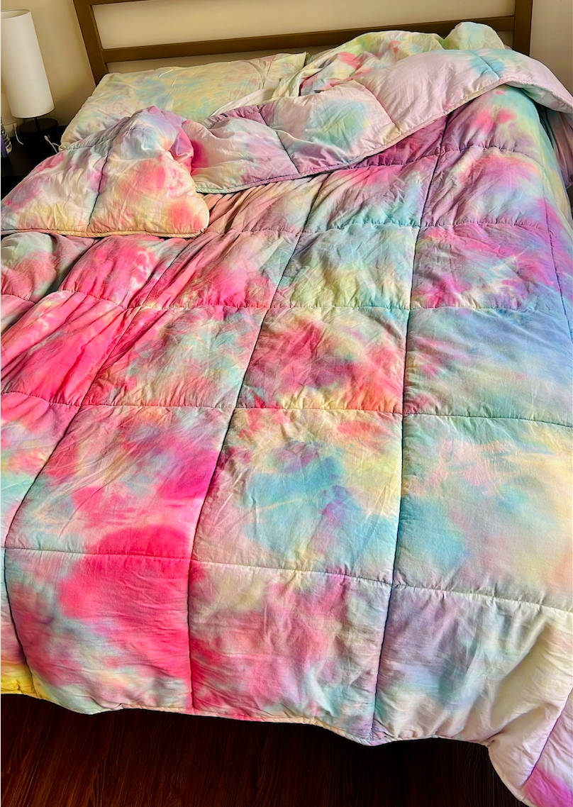 Rainbow Tiedye Bed In A Bag