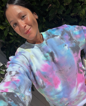 Open image in slideshow, Birthday Cake Tie Dye Crewneck
