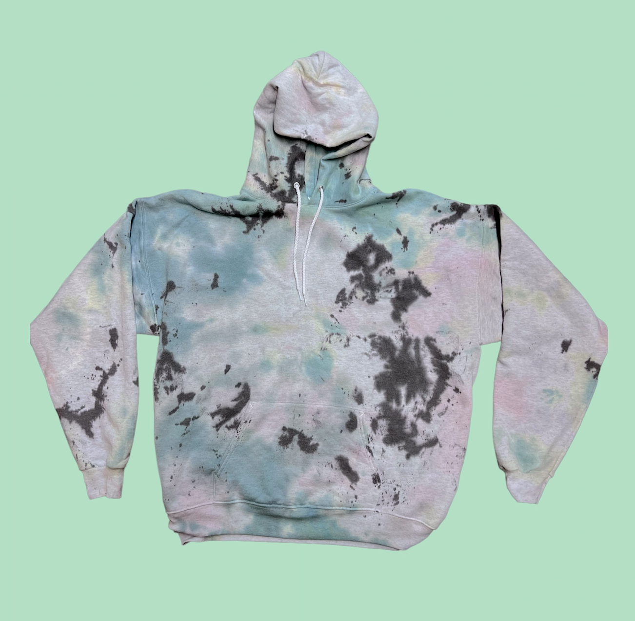 Forest Grey Tie Dye Hoodie – Youngwildandserene