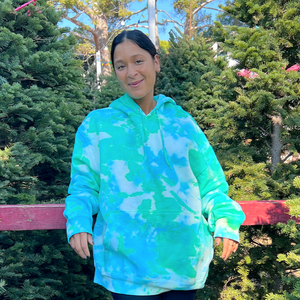 Open image in slideshow, Key Lime Pie Tie Dye Hoodie
